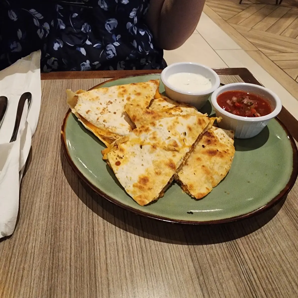 Braised Chicken Quesadilla