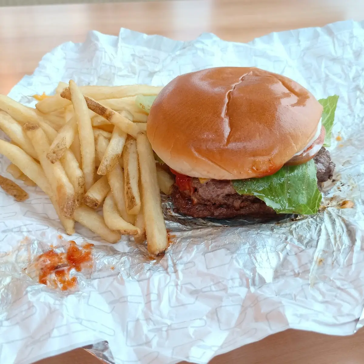 Dave's Triple Cheeseburger