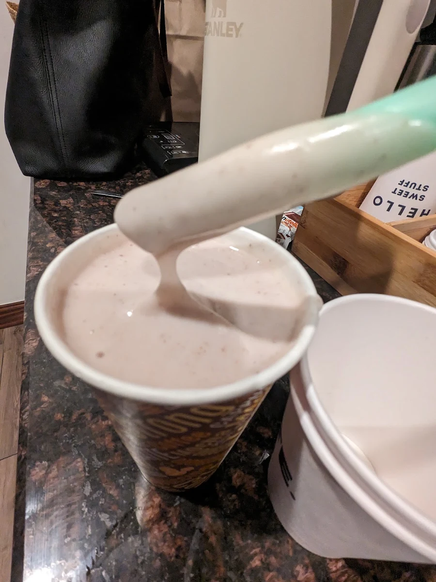 Hot Taro Bobba Tea