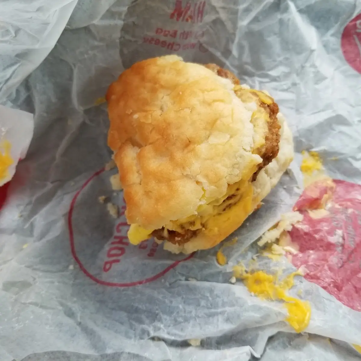 Steak and Cheese Biscuit
