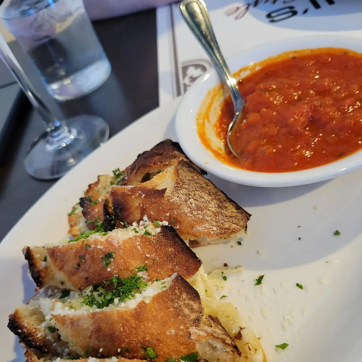 Garlic Bread Parmigiana