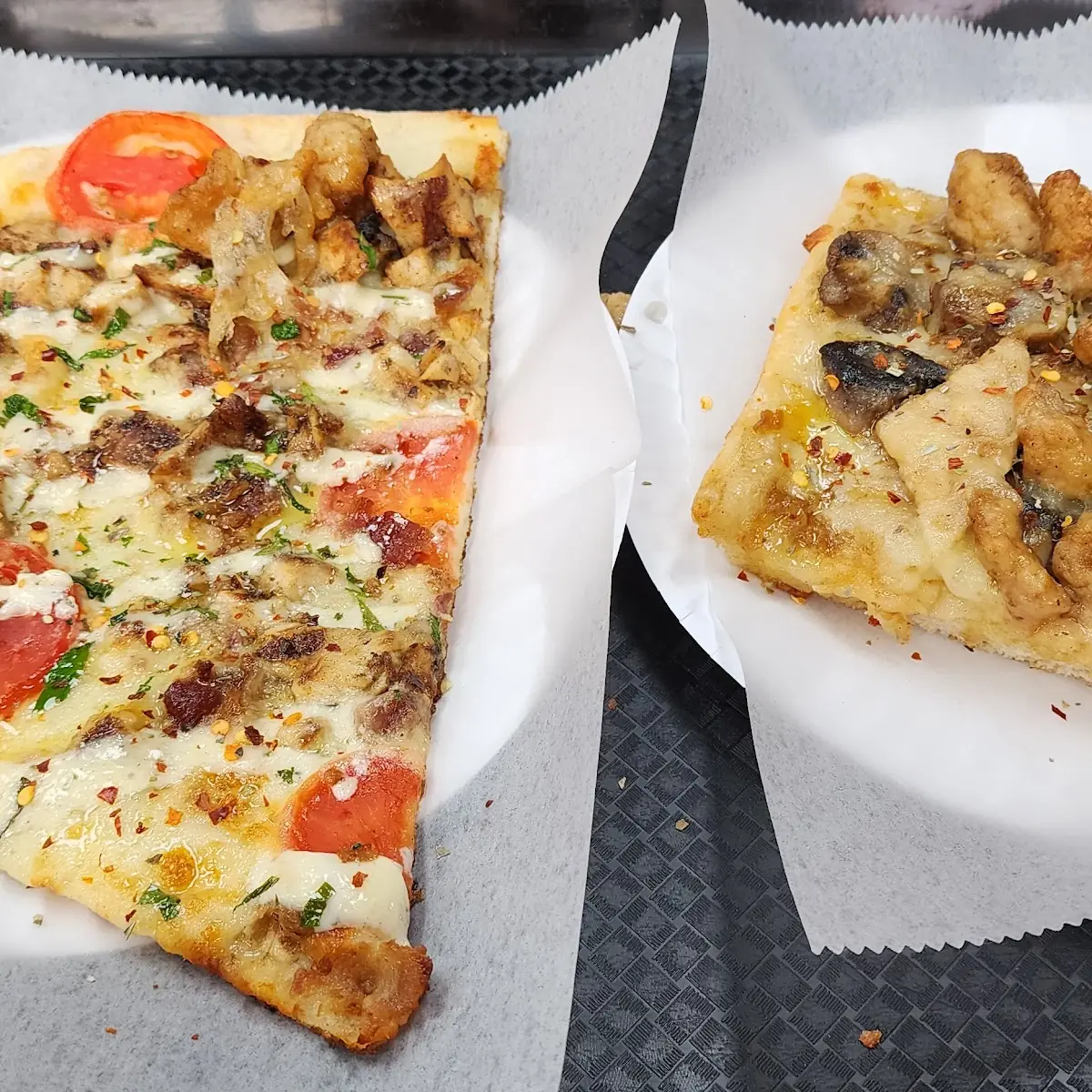 Chicken Bacon Ranch Slice & Chicken Marsala Slice