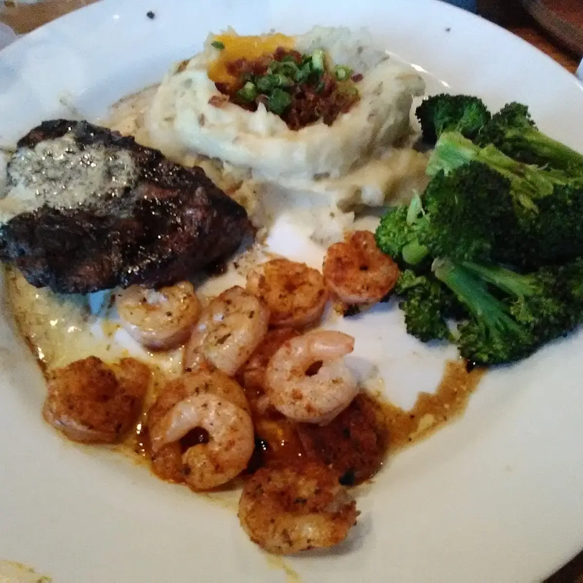 6oz Sirloin with Shrimp