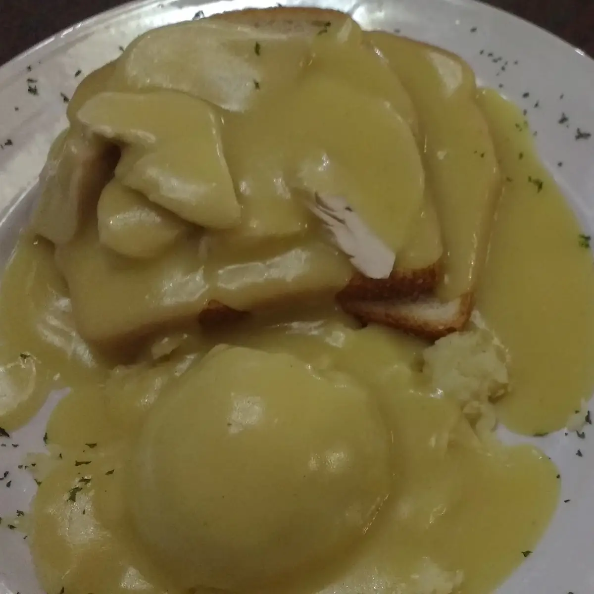 Open Faced Turkey Sandwich with Turkey Gravy