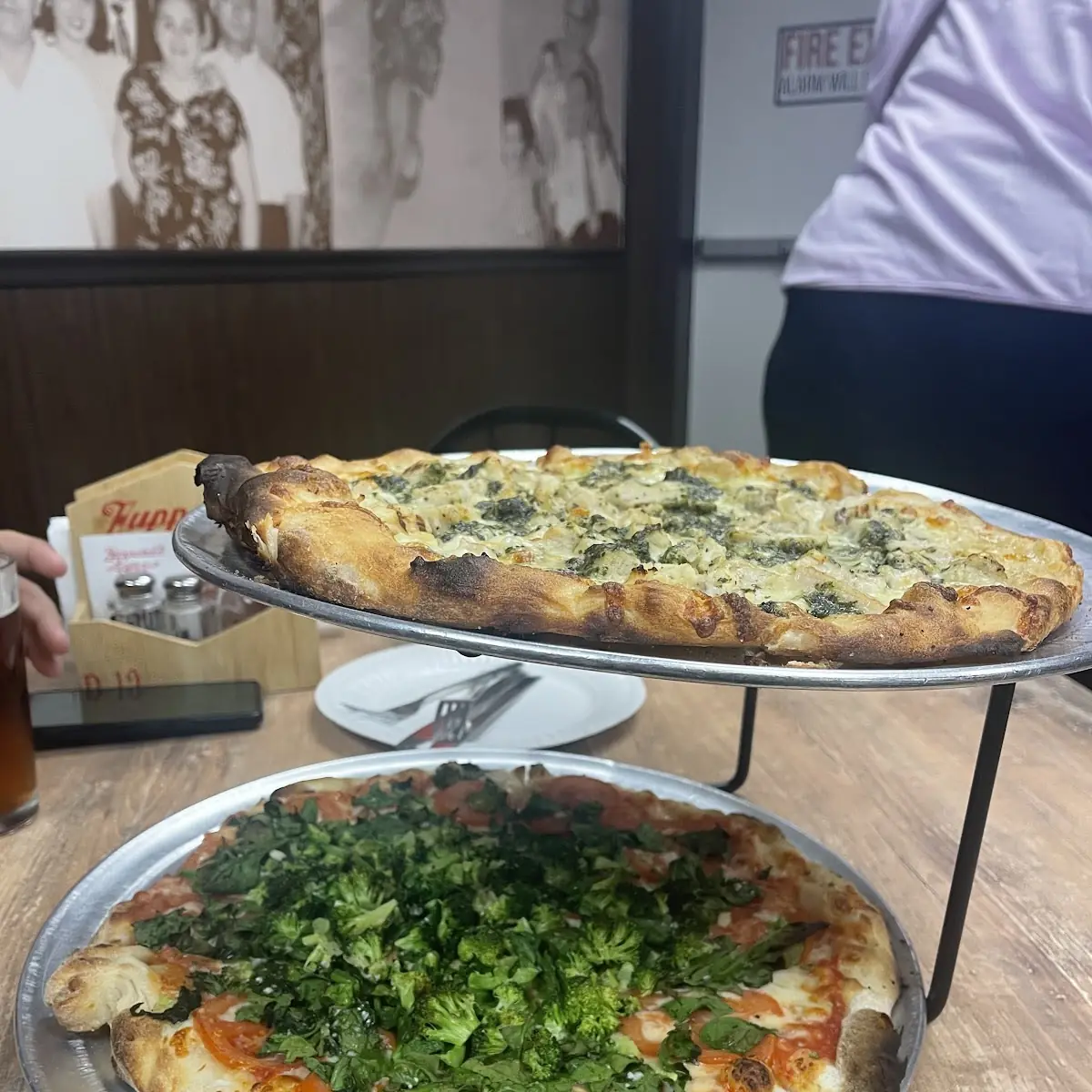 Garden Veggie and Chicken Pesto Pizza