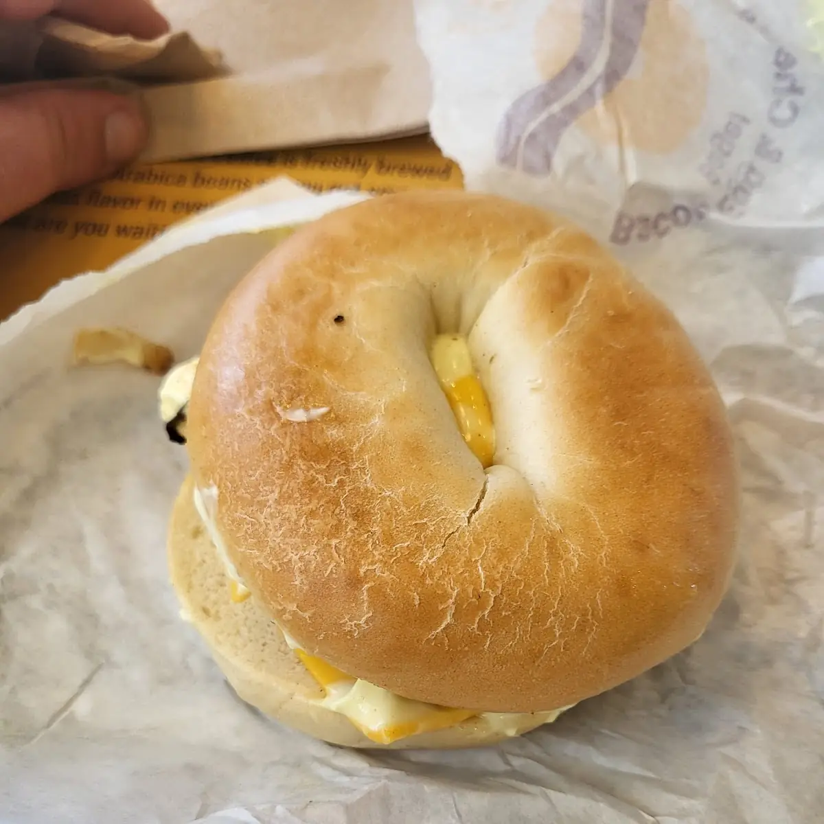 Sausage Egg Cheese Bagel