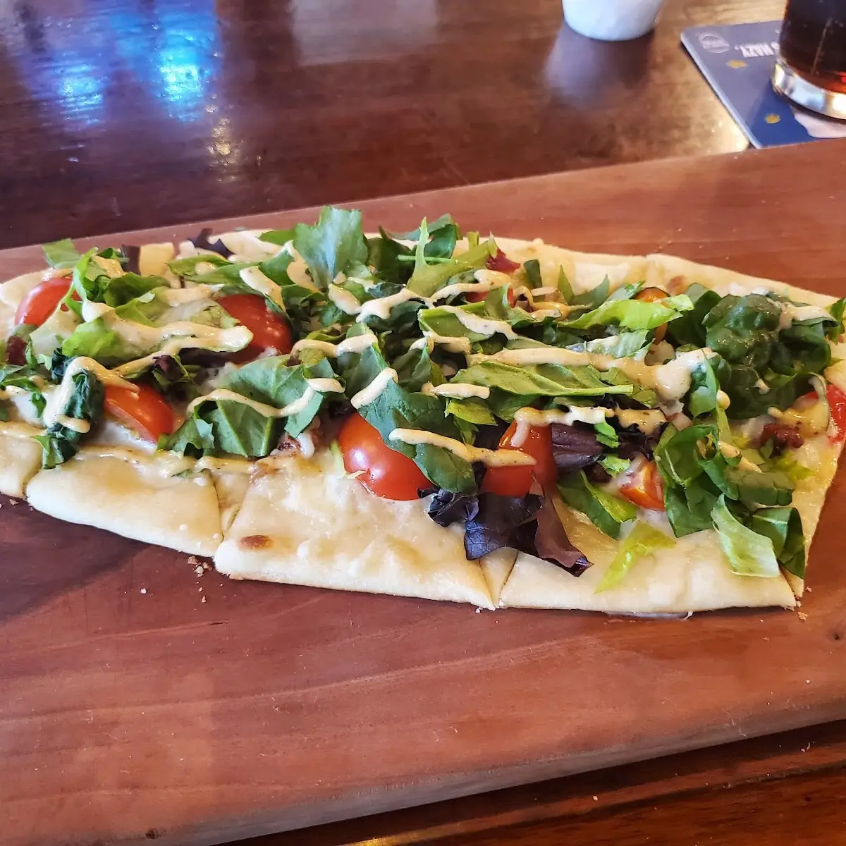 Bacon Ranch Flatbread Pizza