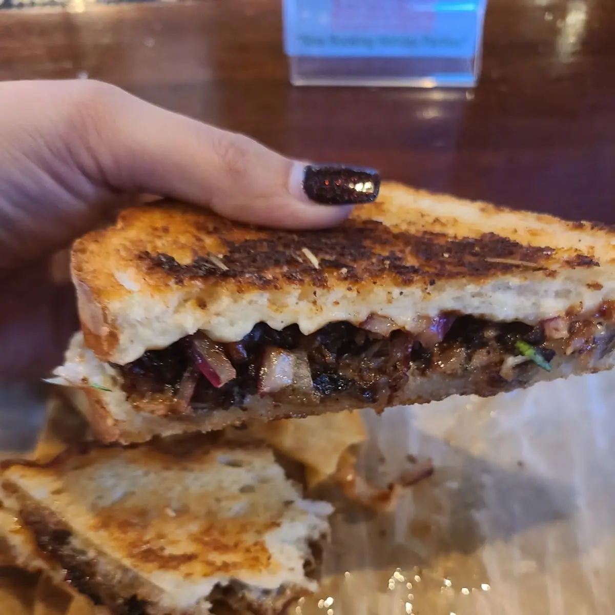 Pulled Pork Grilled Cheese