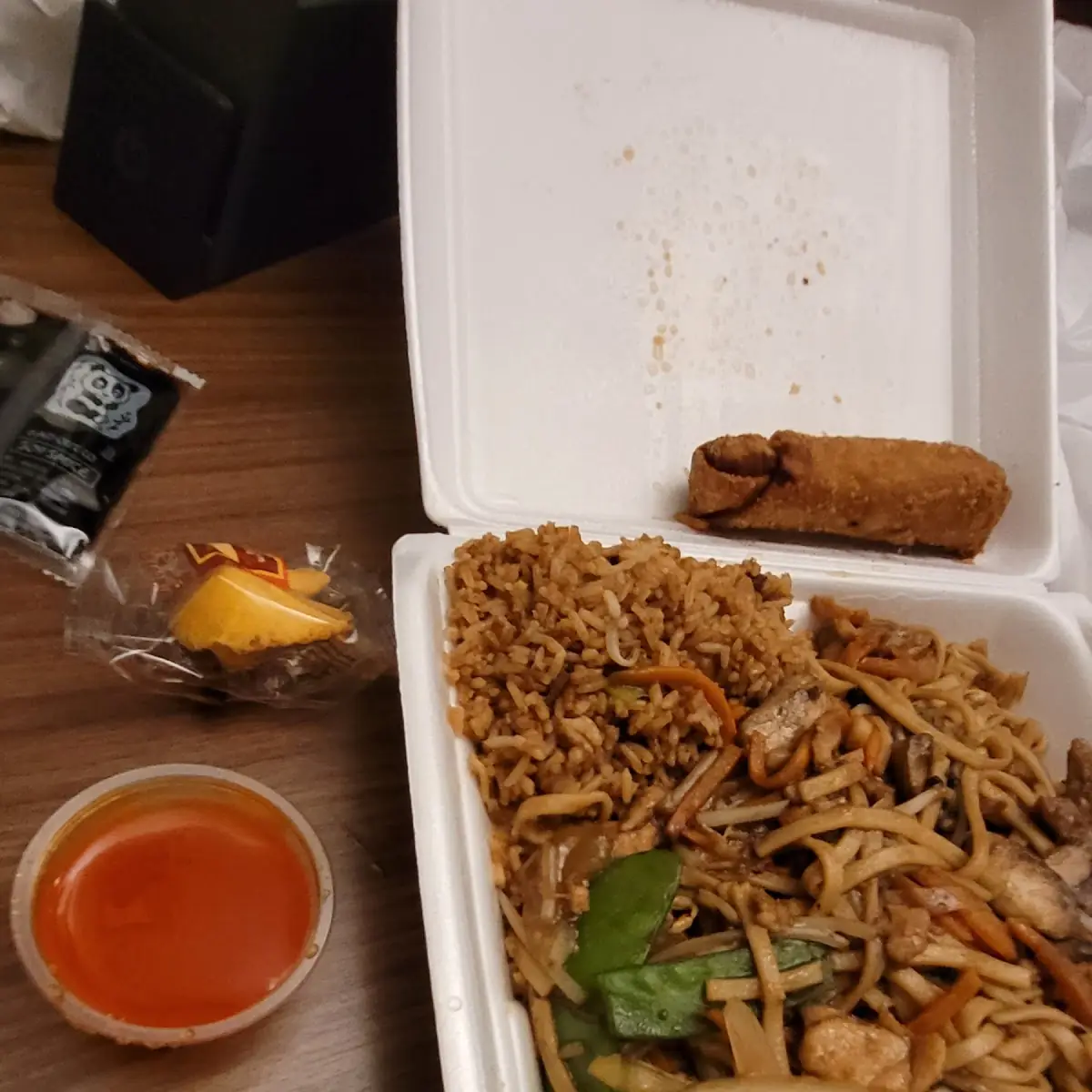 Chicken Chow Mein Egg Roll