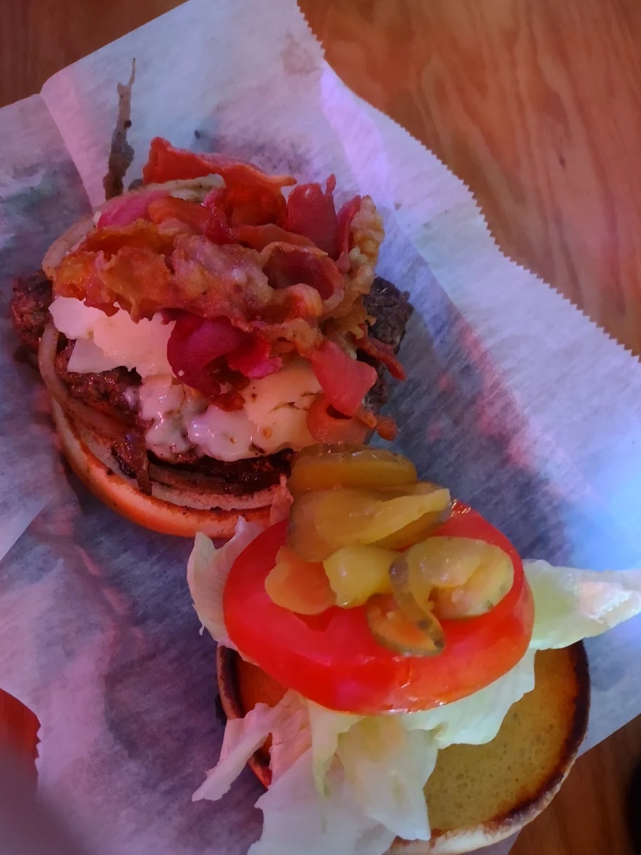 Bacon Cheeseburger Well Done