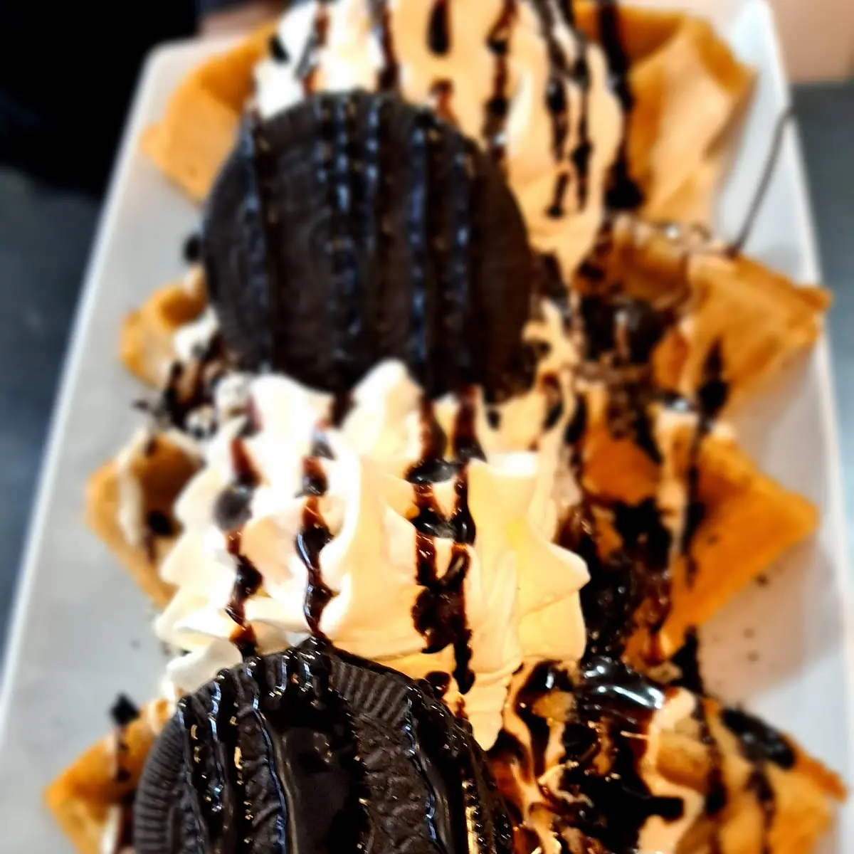 Waffles & Oreo Cookie Waffle