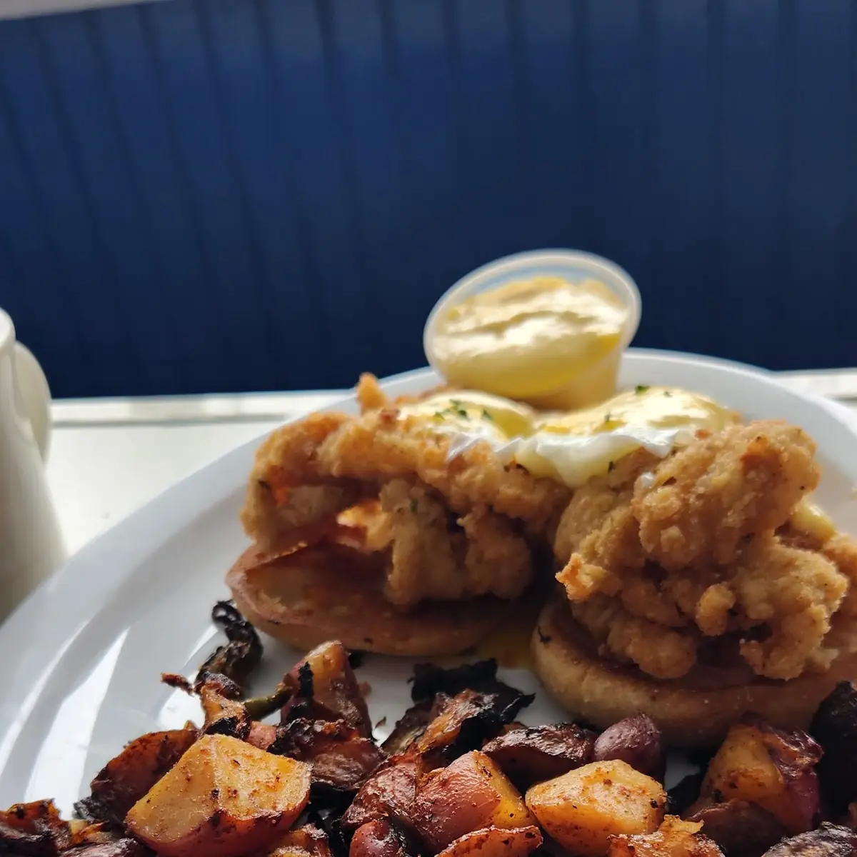 Conch Eggs Benedict
