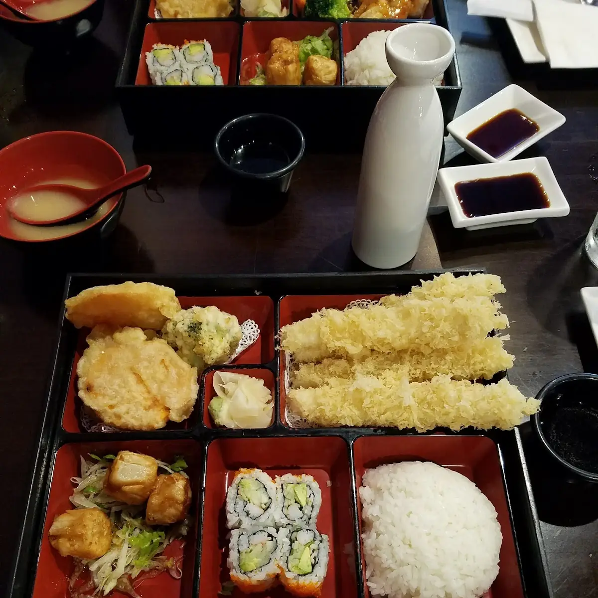 Bento Box with Tempura