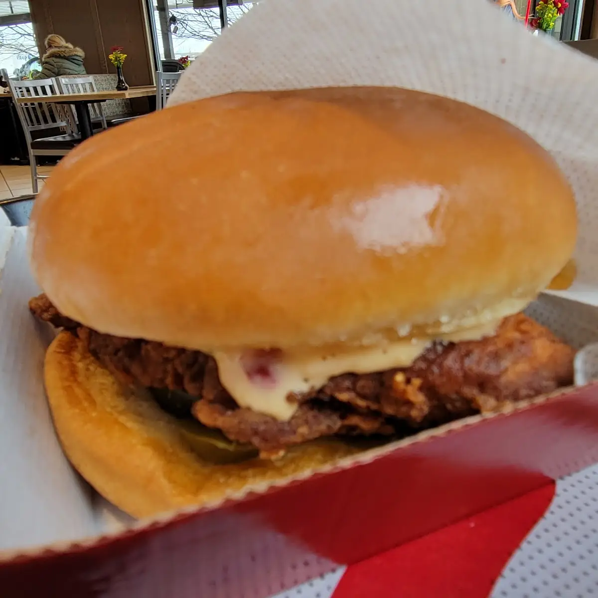 Pimento Cheese Chicken Sandwich