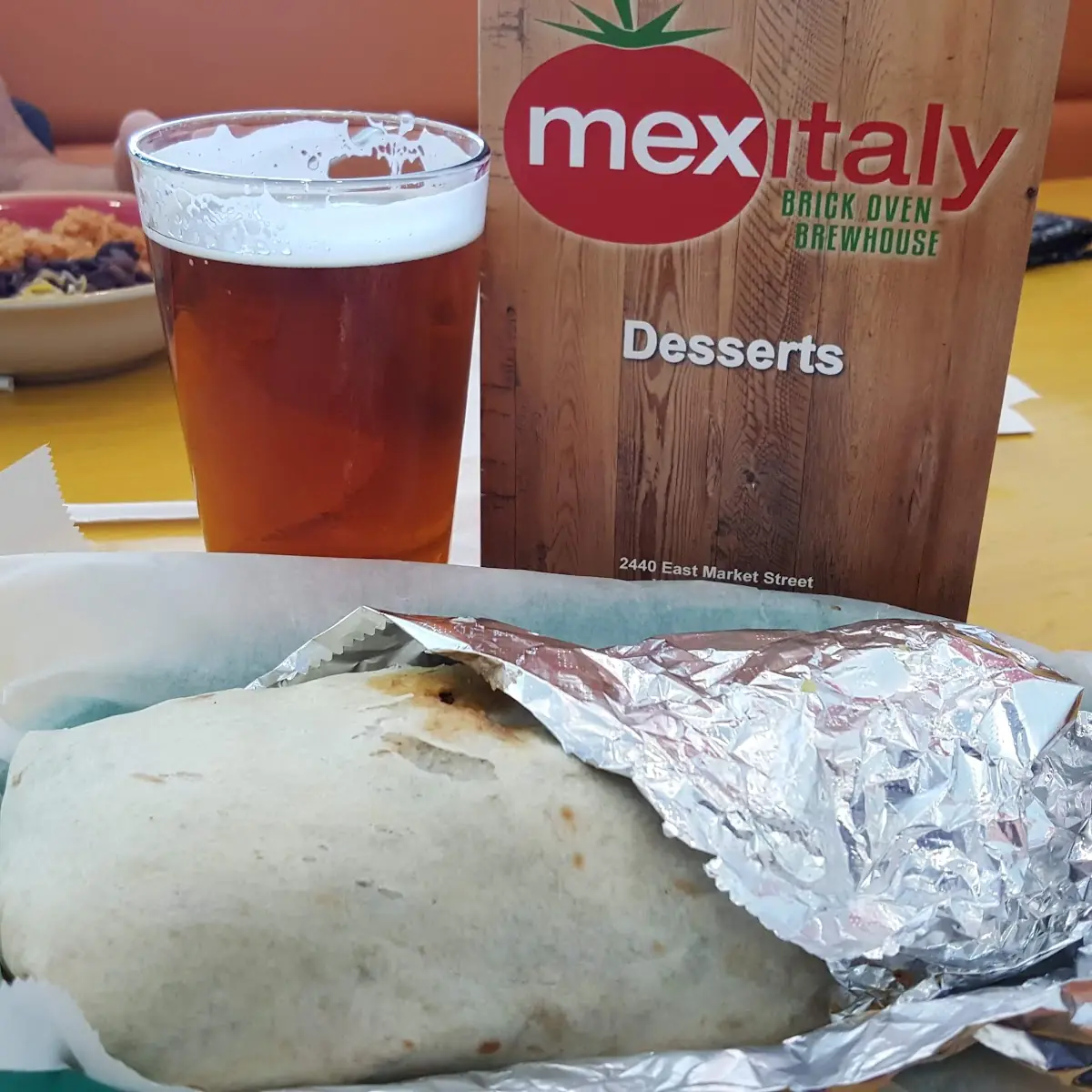 Monster Chicken Burrito