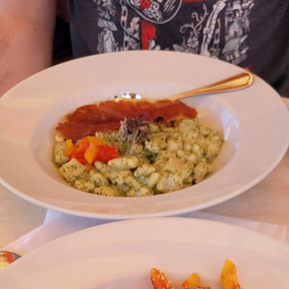 Veal Parmesan over Pasta