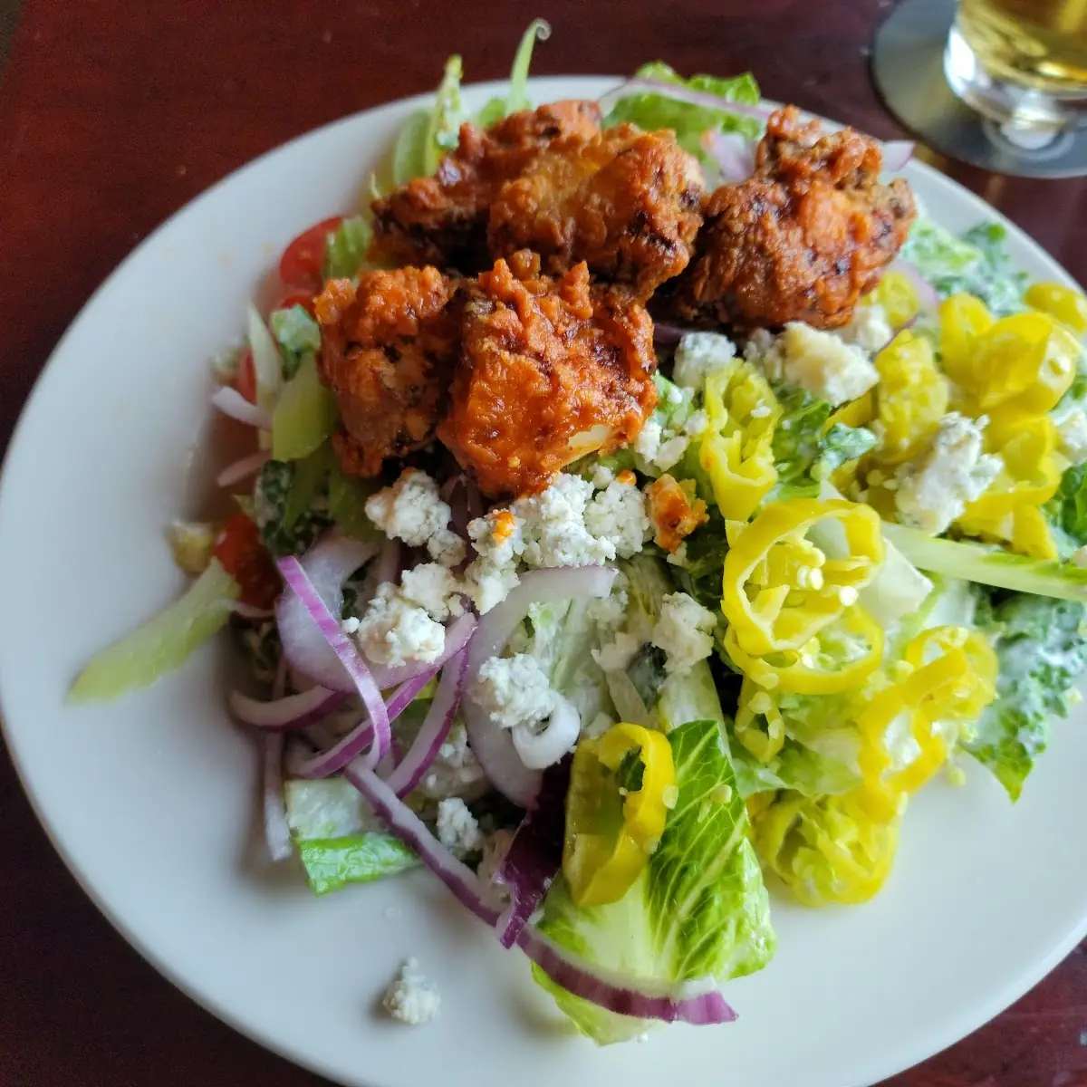 Buffalo Chicken Blue Cheese Salad