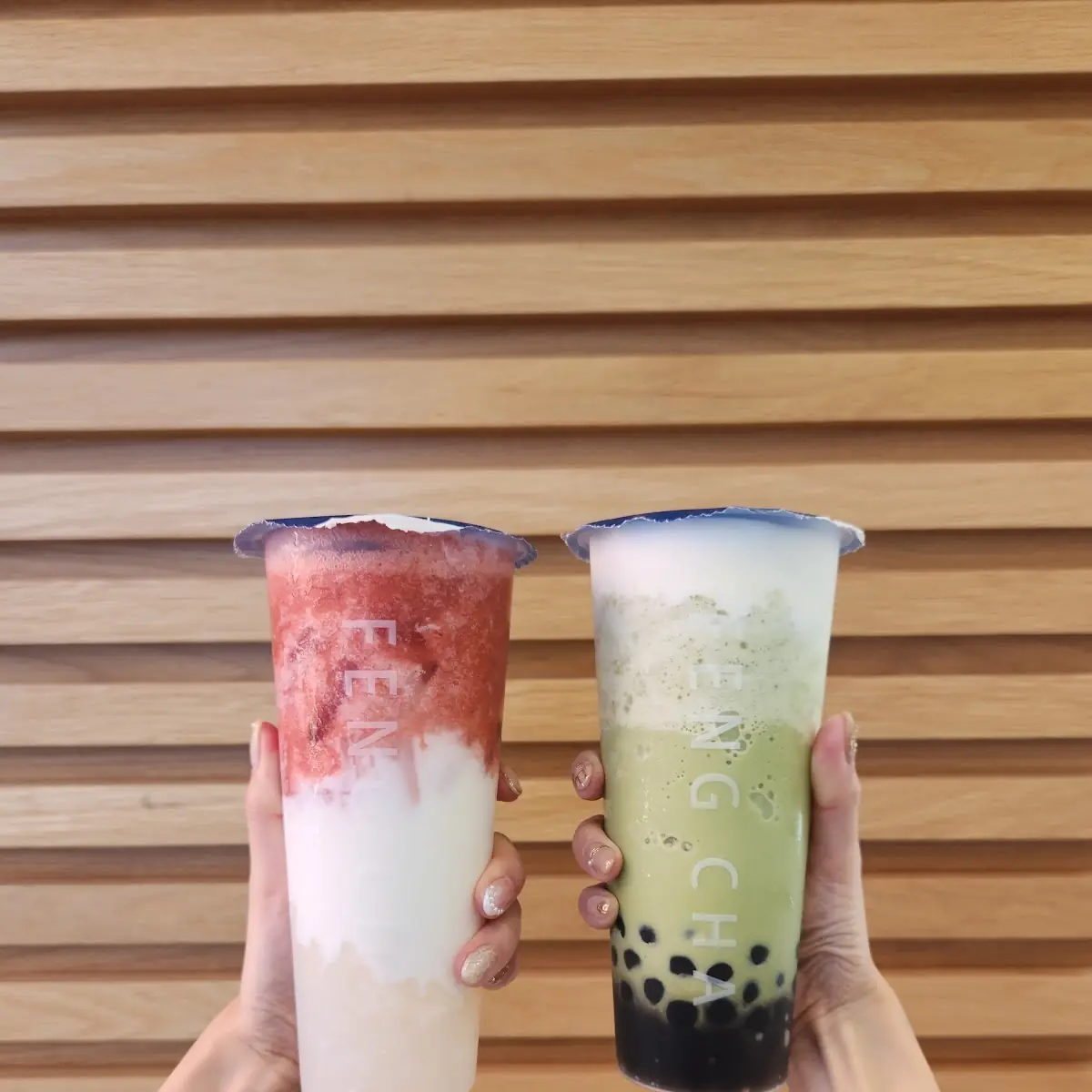 Matcha Breeze and Strawberry Breeze