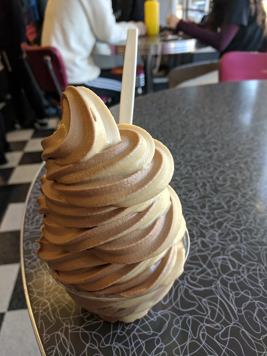 Brownie Batter Peanut Butter Twist Soft Serve