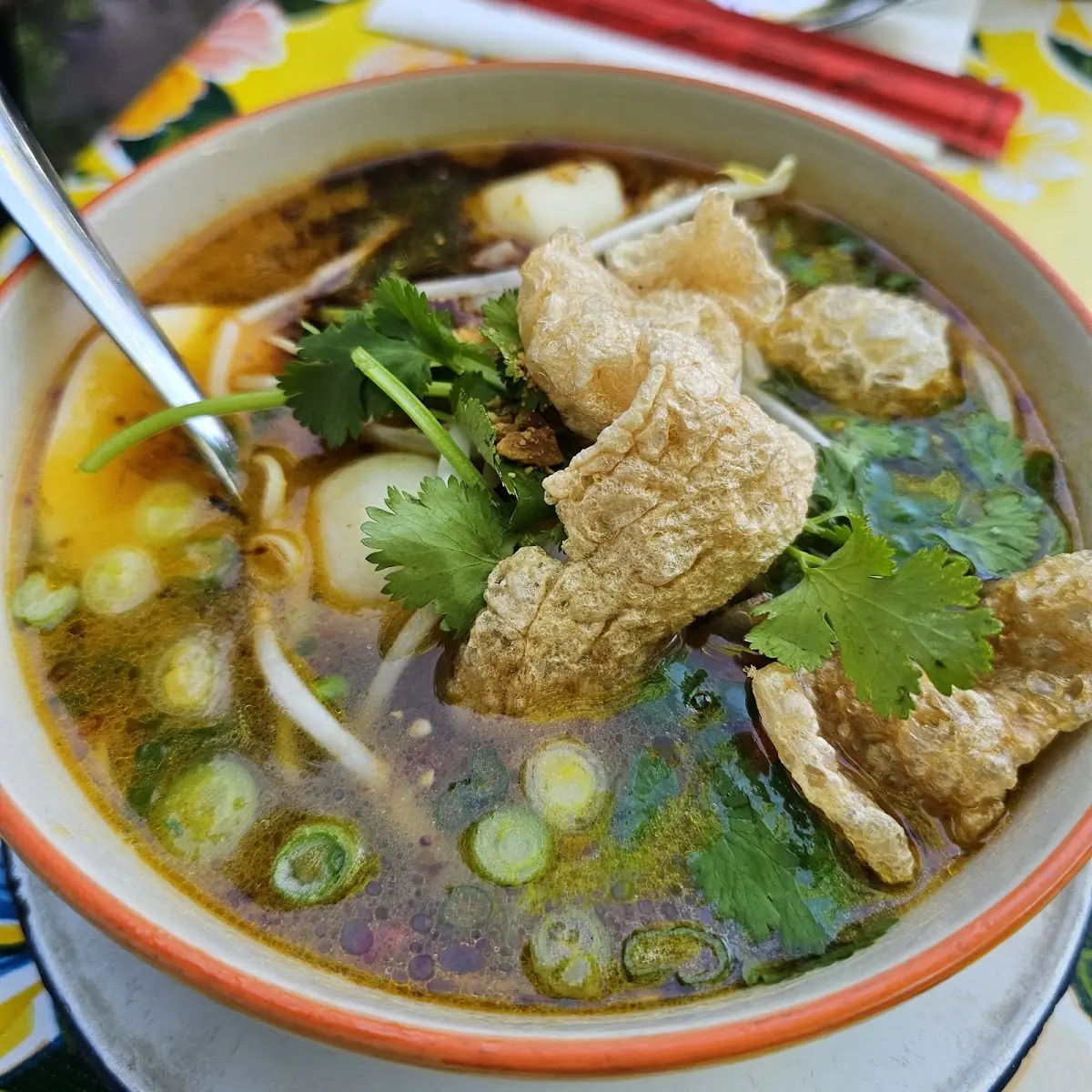 Tom Yum Moo Soup