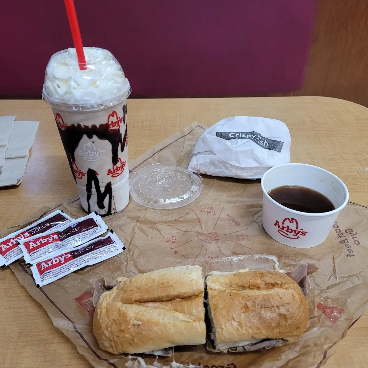French Dip Sandwich with Shake