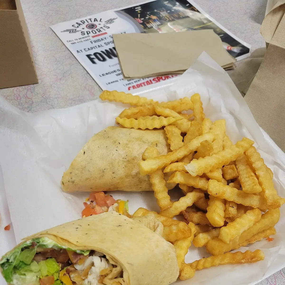 Crispy Chicken Wrap
