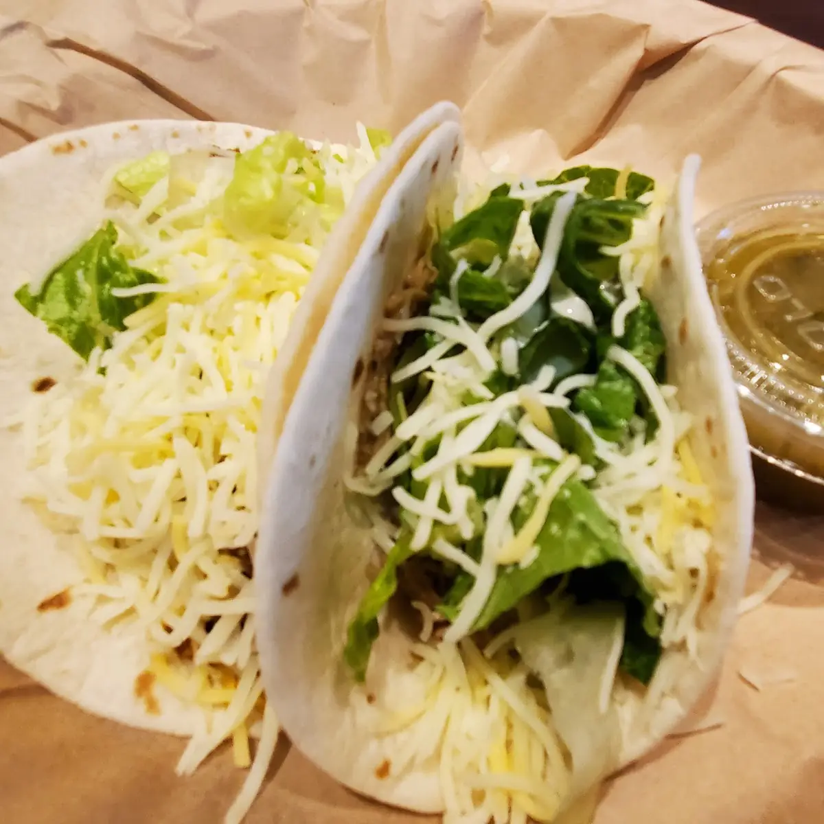 One Pork One Ground Beef Taco