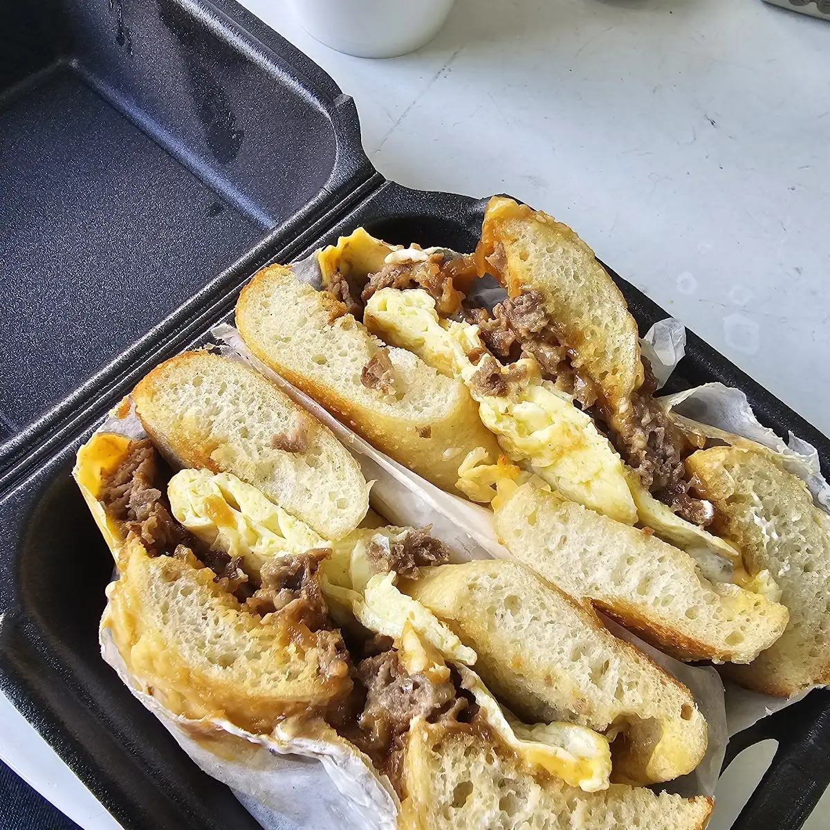 Steak Egg and Cheese