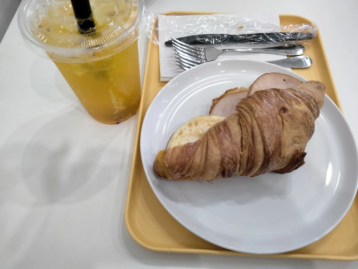 Ham Egg Cheese Croissant Sandwich