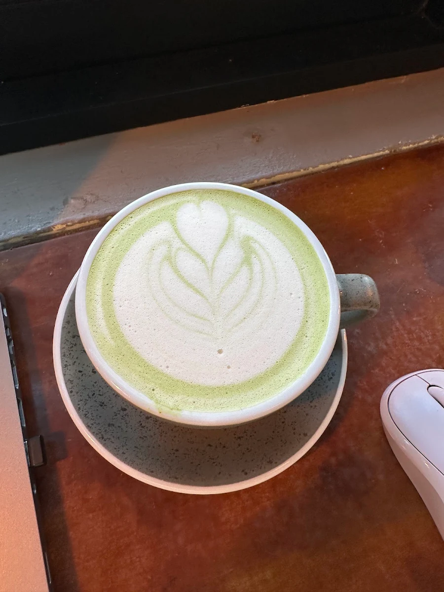 Lavender Matcha Latte