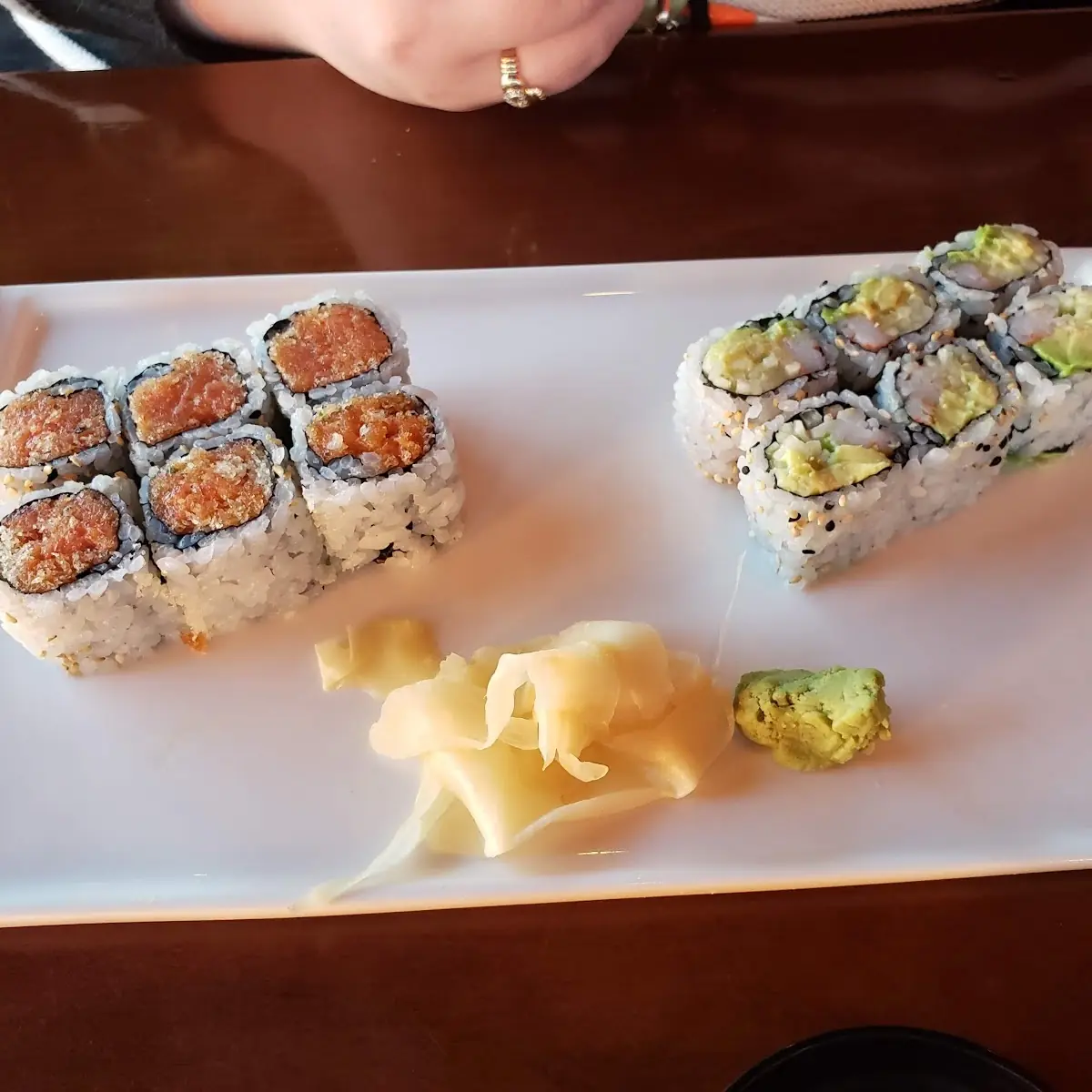 Alaska Roll Spicy Tuna Roll