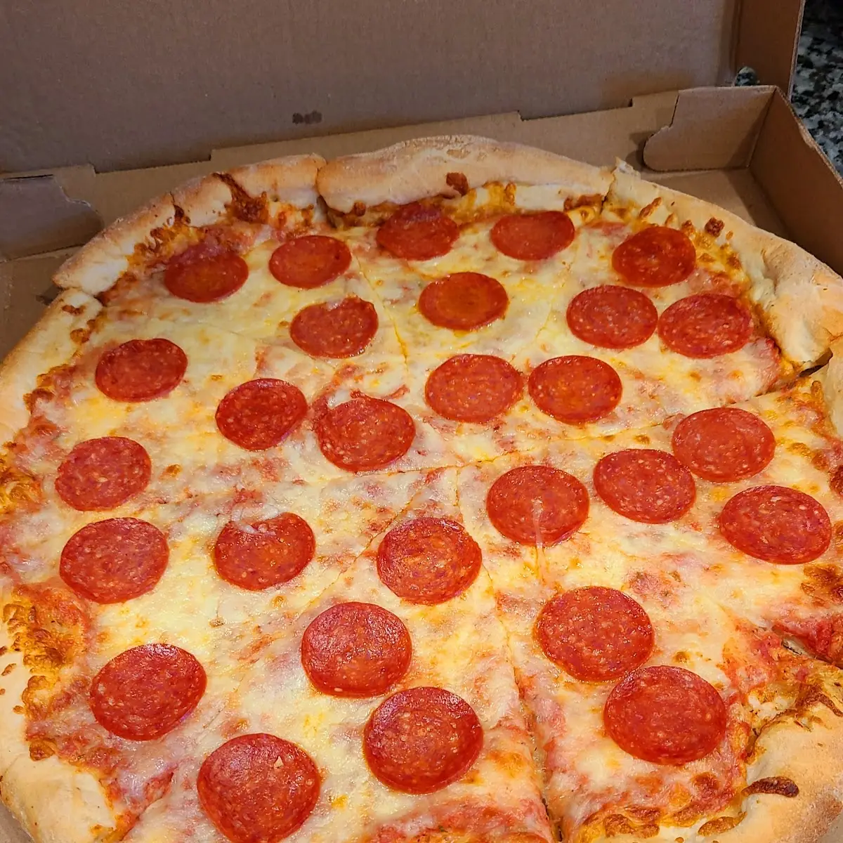 Pepperoni and Sausage Pizza