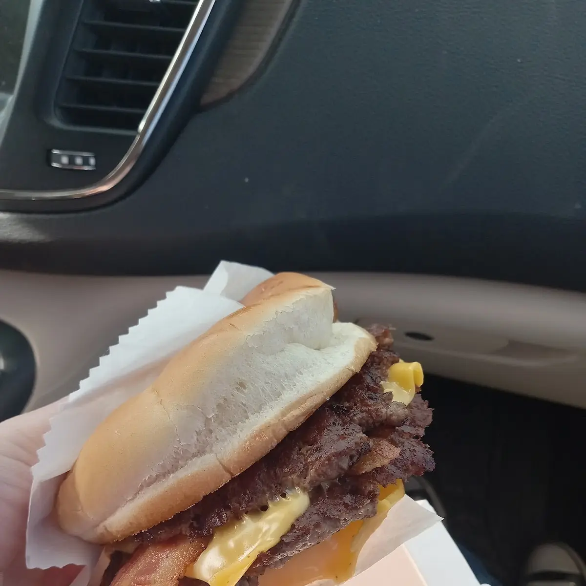 Bacon Cheese Burger with Fries