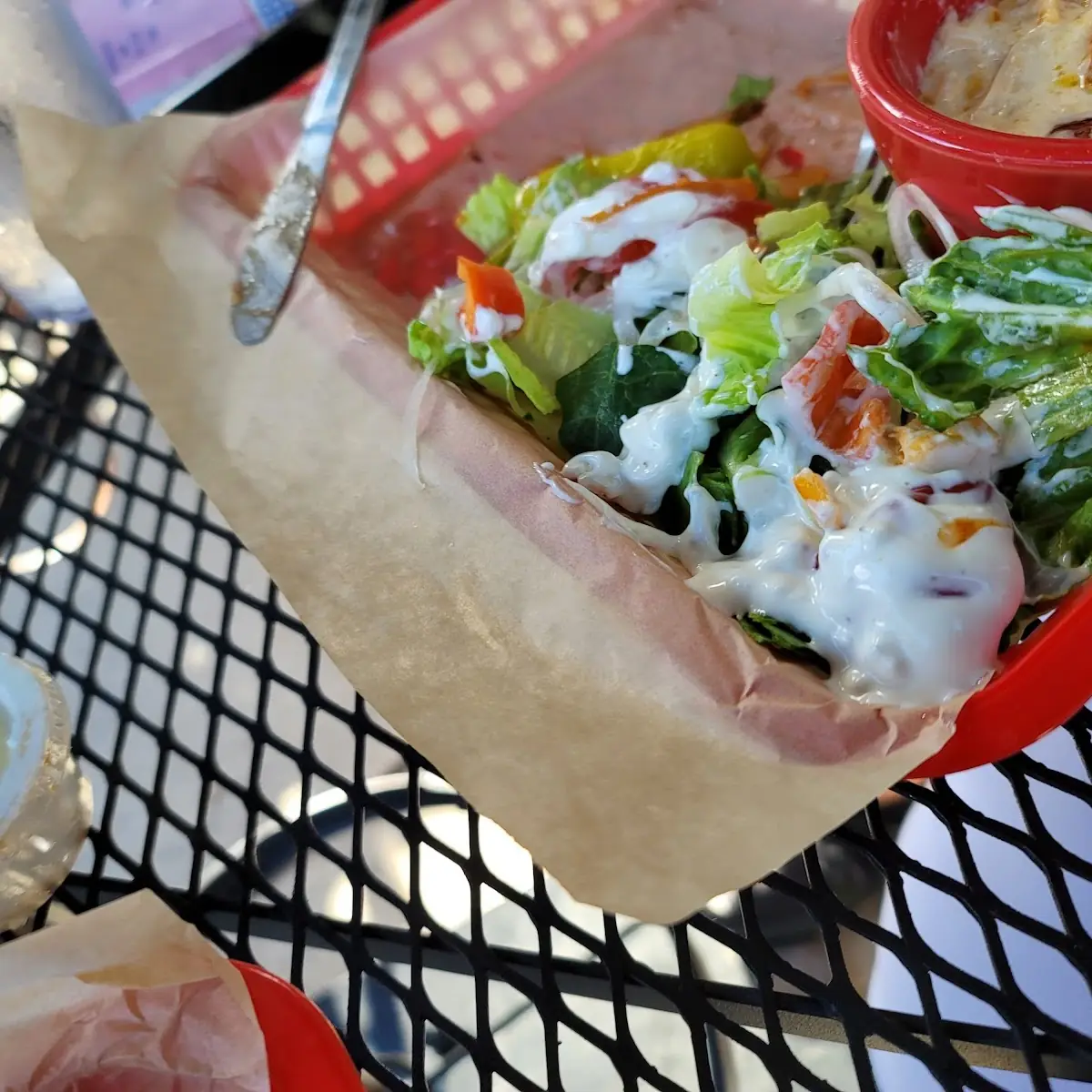 Salad w Blue Cheese Dressing