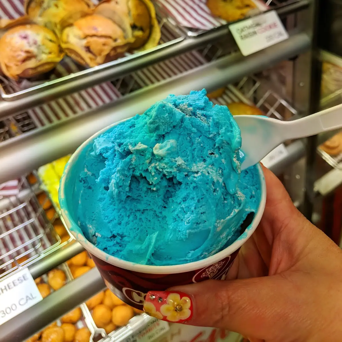 Cotton Candy Ice Cream with Mini Marshmallows
