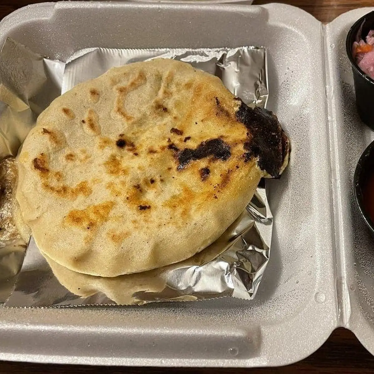 Refried Bean & Cheese Pupusas