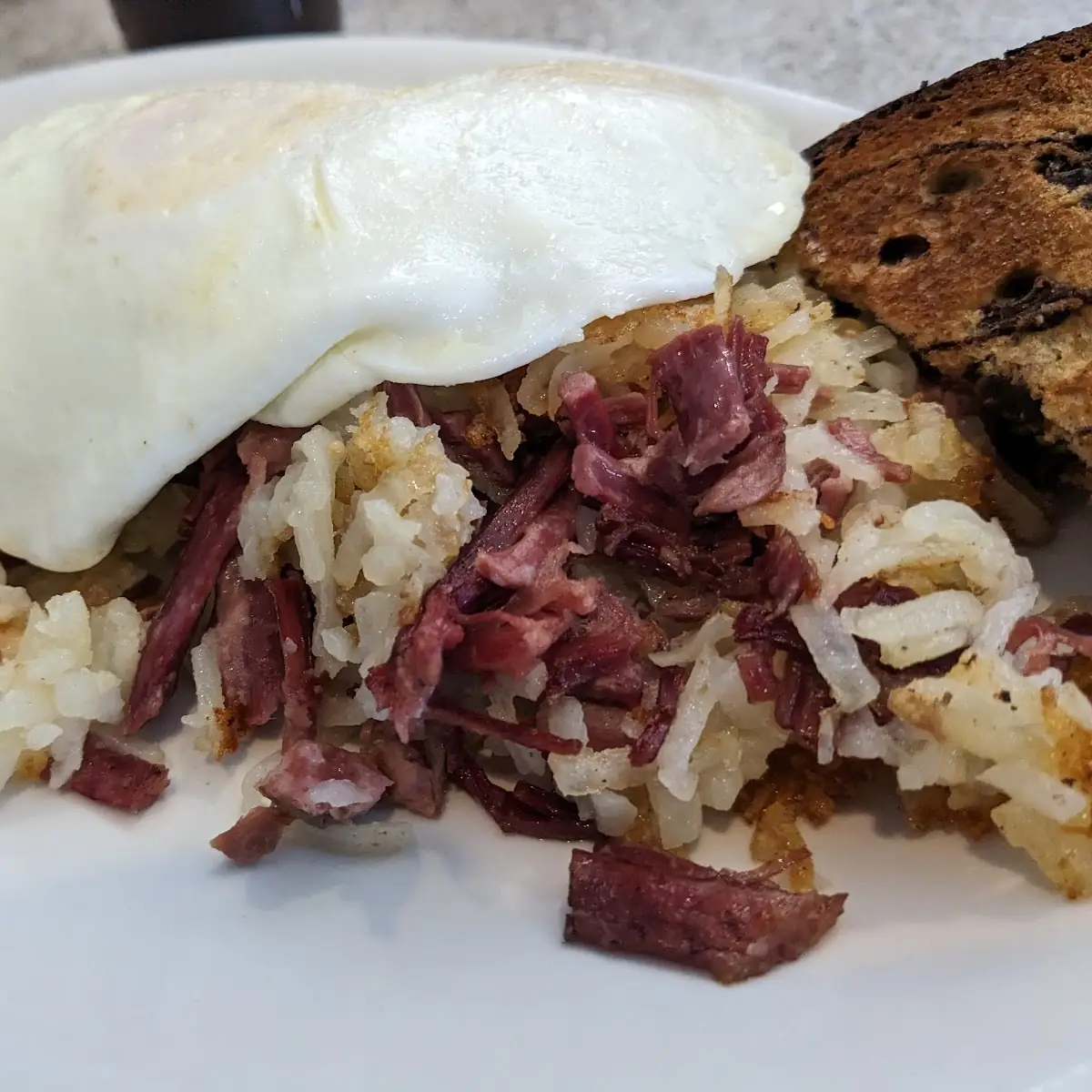 Corn Beef Hash & Eggs