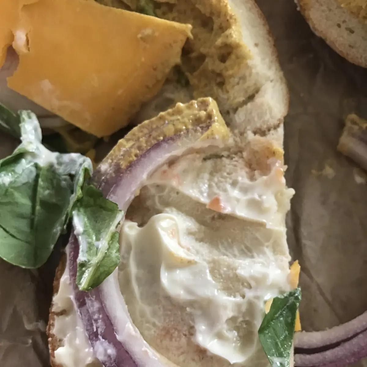 Cream Cheese not Mustard