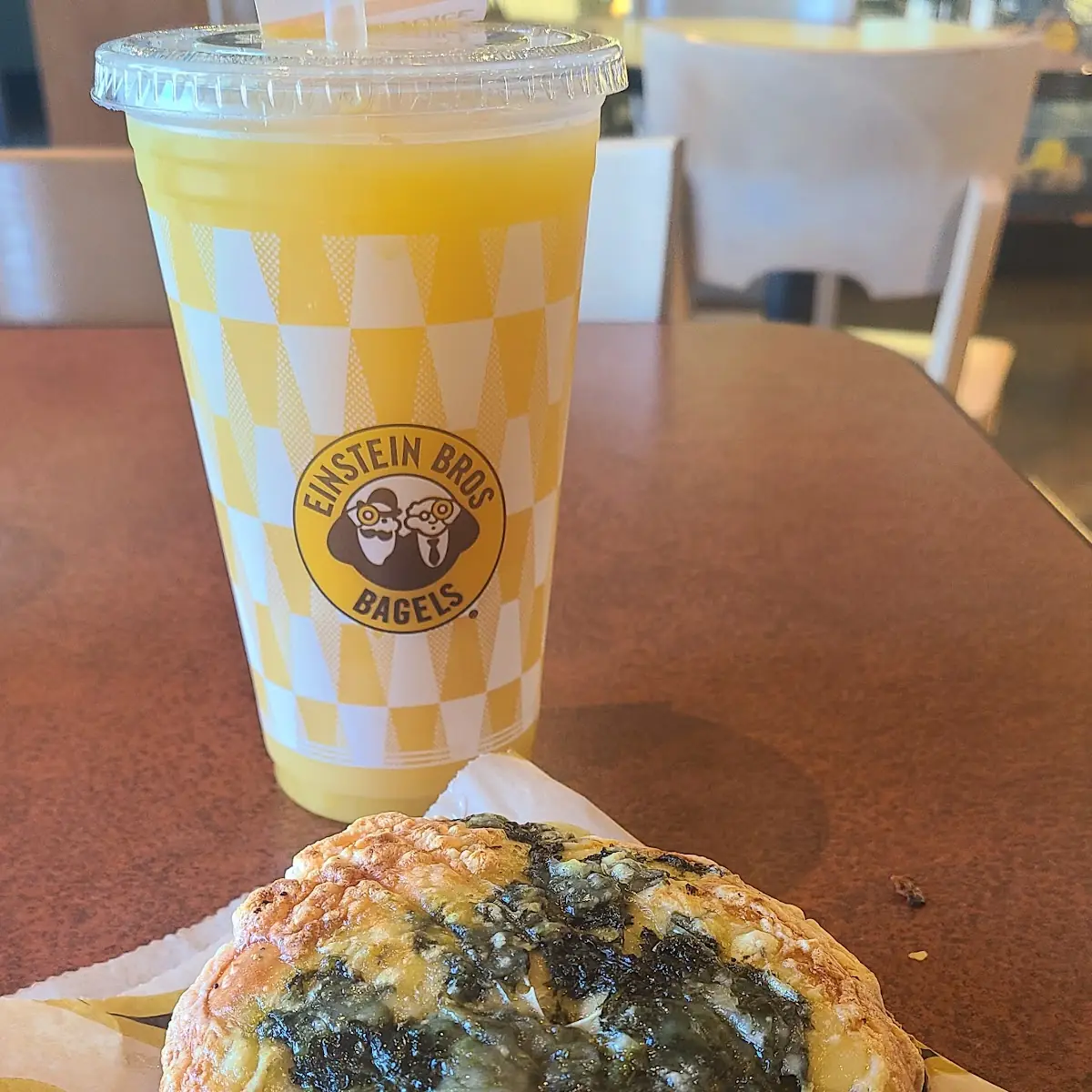 Spinach Florentine Bagel