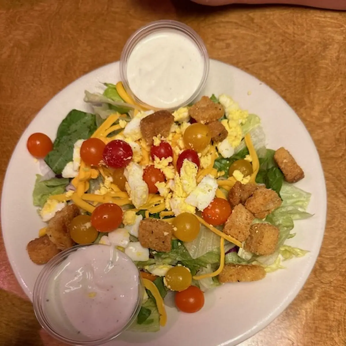 Side Salad with Blue Cheese Dressing