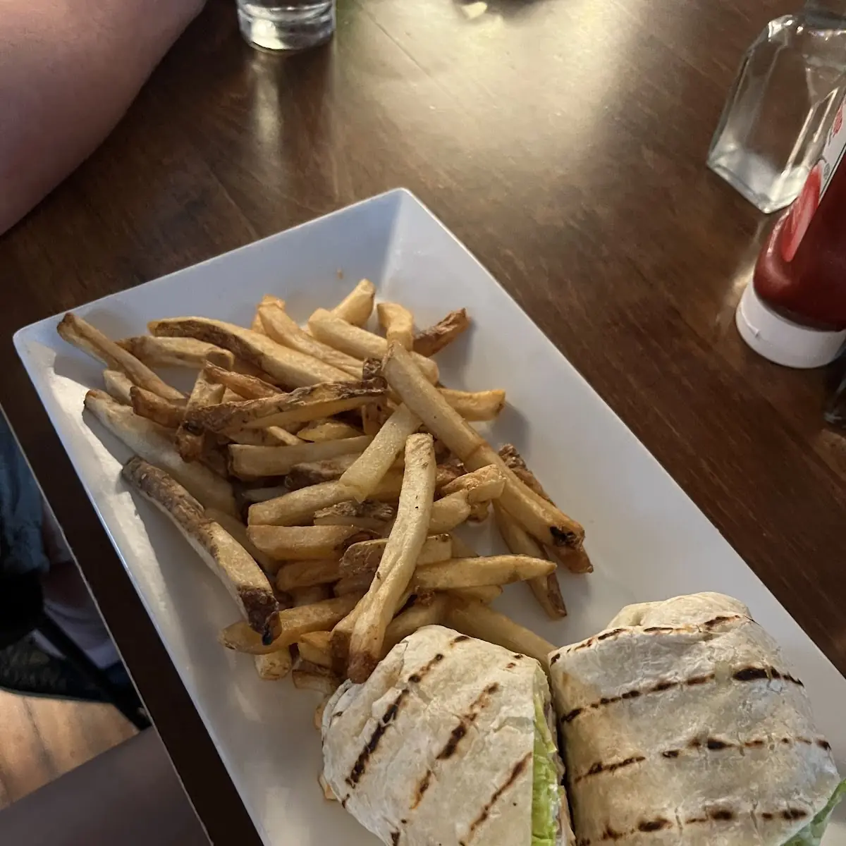Chicken Caesar Wrap, Corks Wine Bar & Eatery