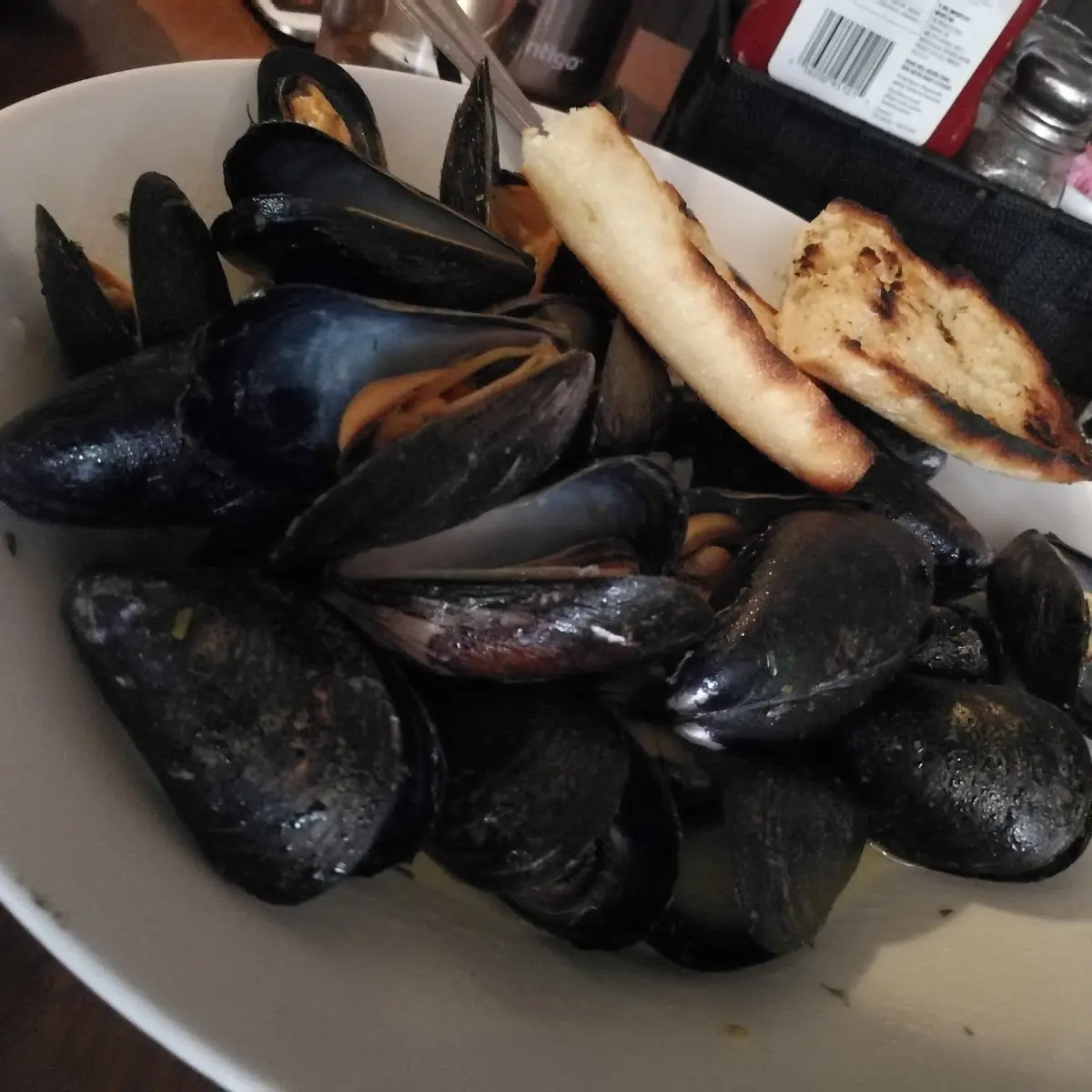 Pei Mussels, Corks Wine Bar & Eatery