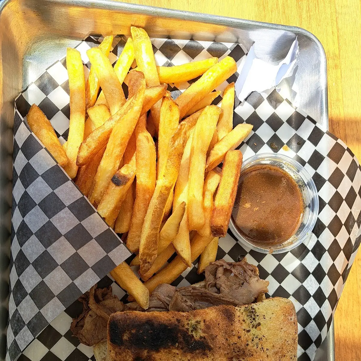 Roast Beef Sandwich, Corks Wine Bar & Eatery