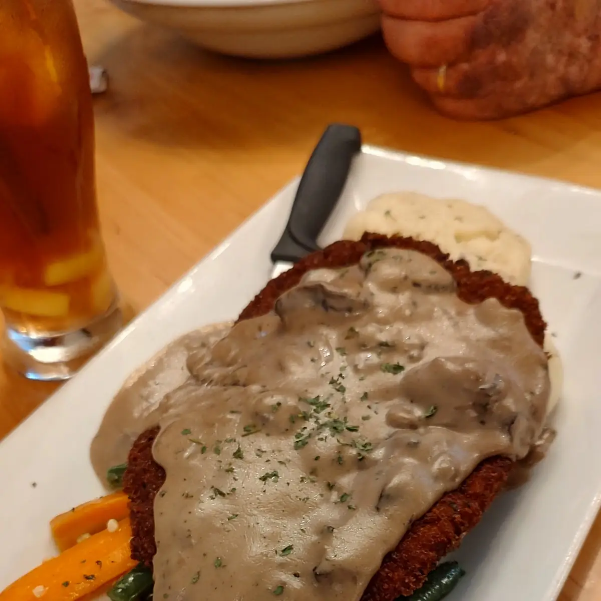 Veal Schnitzel, Corks Wine Bar & Eatery