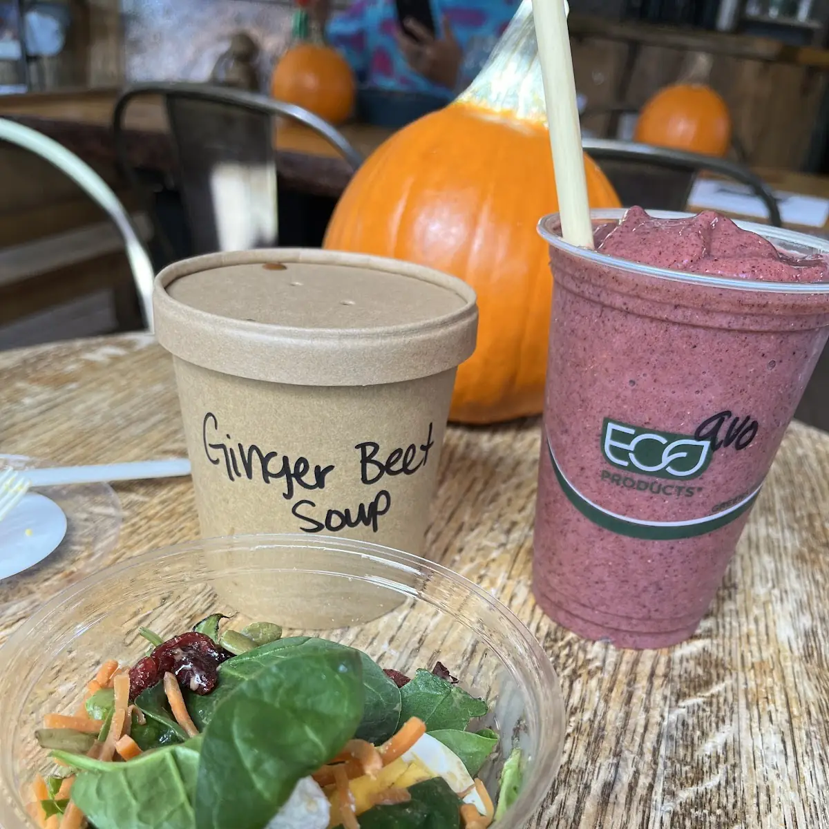 Soup Salad Avery Protien Drink