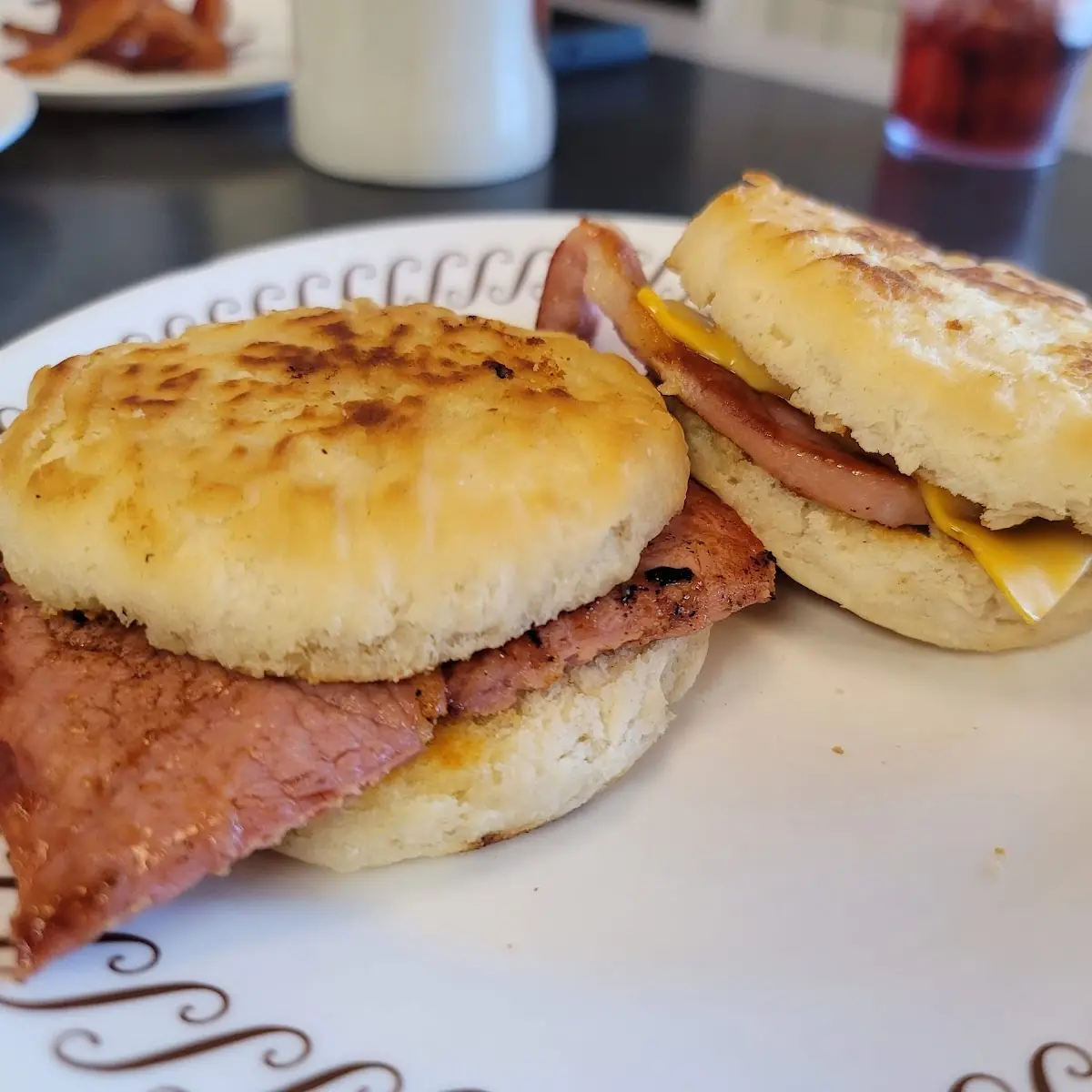Ham and Cheese Biscuit