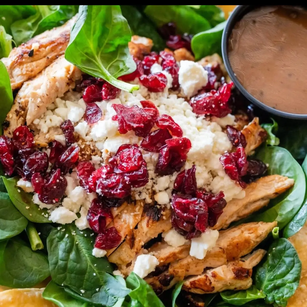 Chicken Spinach Salad