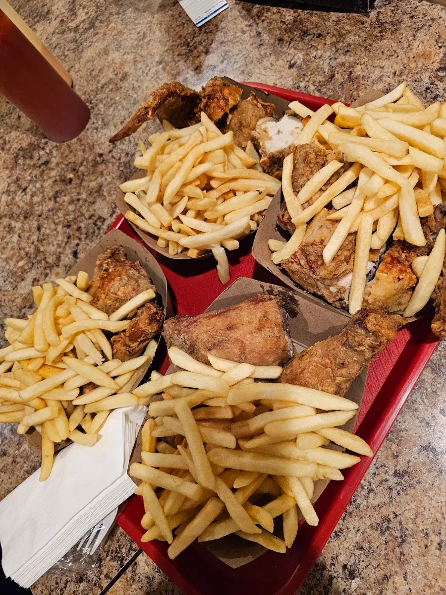 Dos Presas Con Papas Fritas