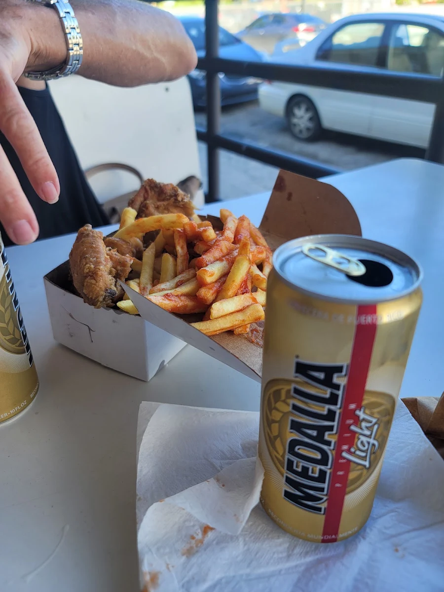 Fried Chicken and Fries