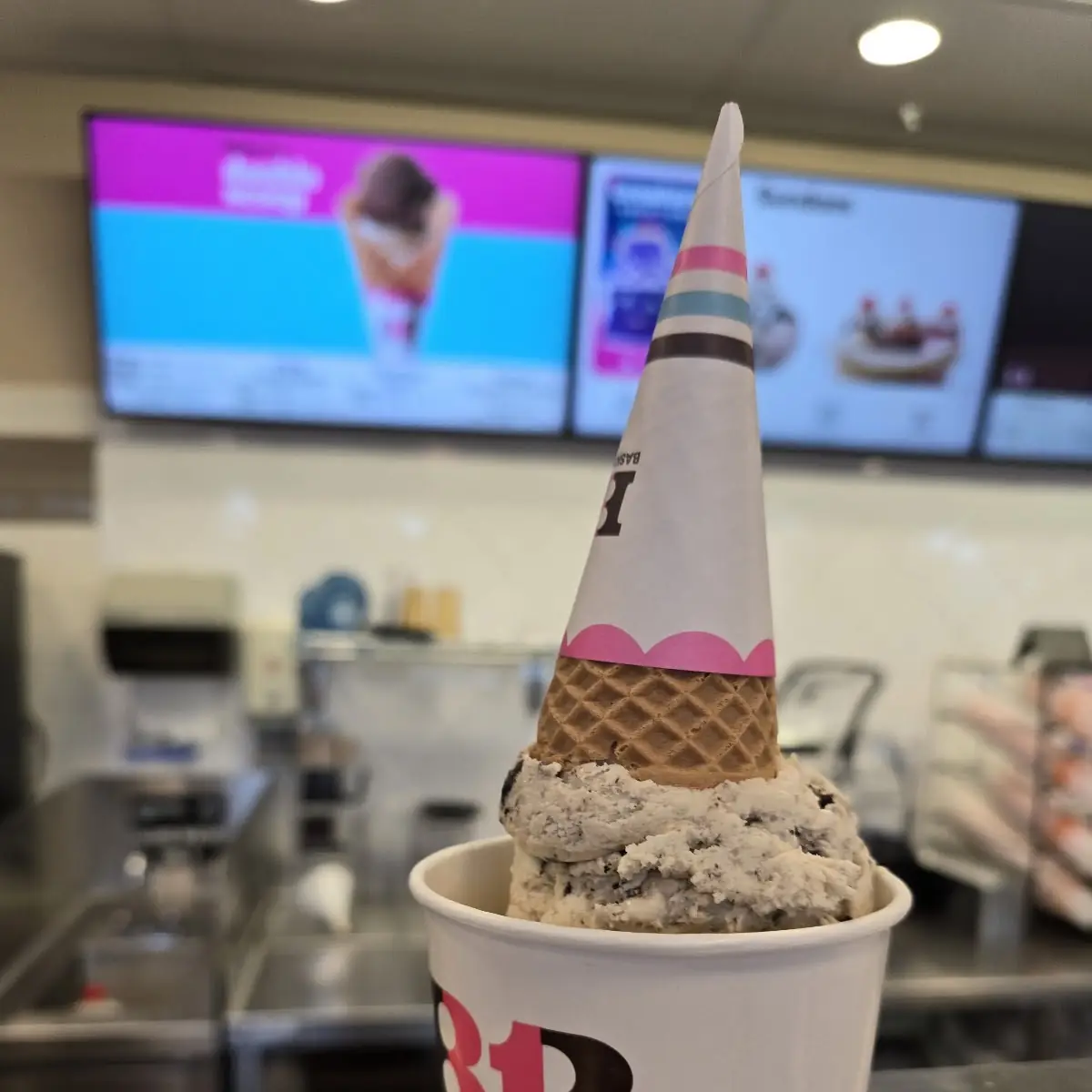 Cookies and Cream Cone